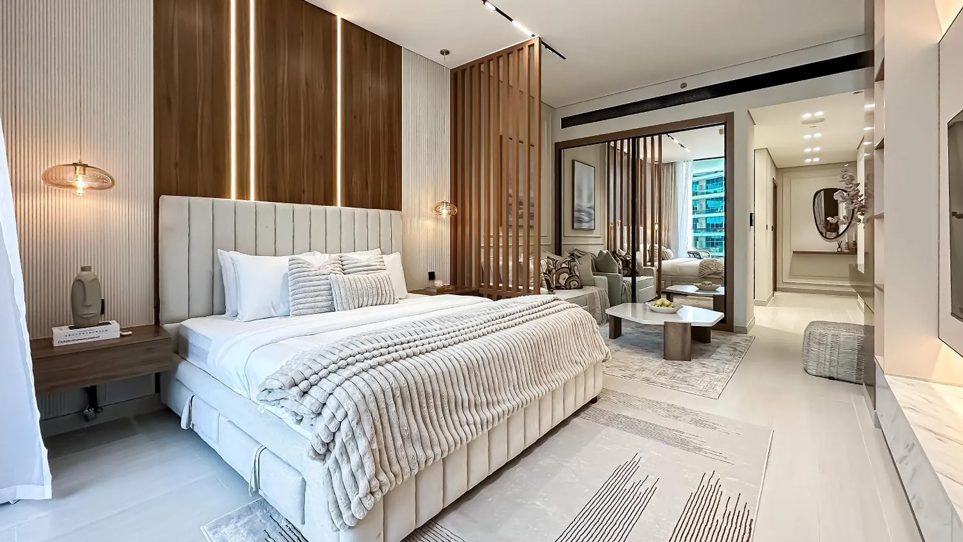 ドバイTrophy Luxe Living In The Heart Of Bbay W Jacuzziアパートメント アラブ首長国連邦